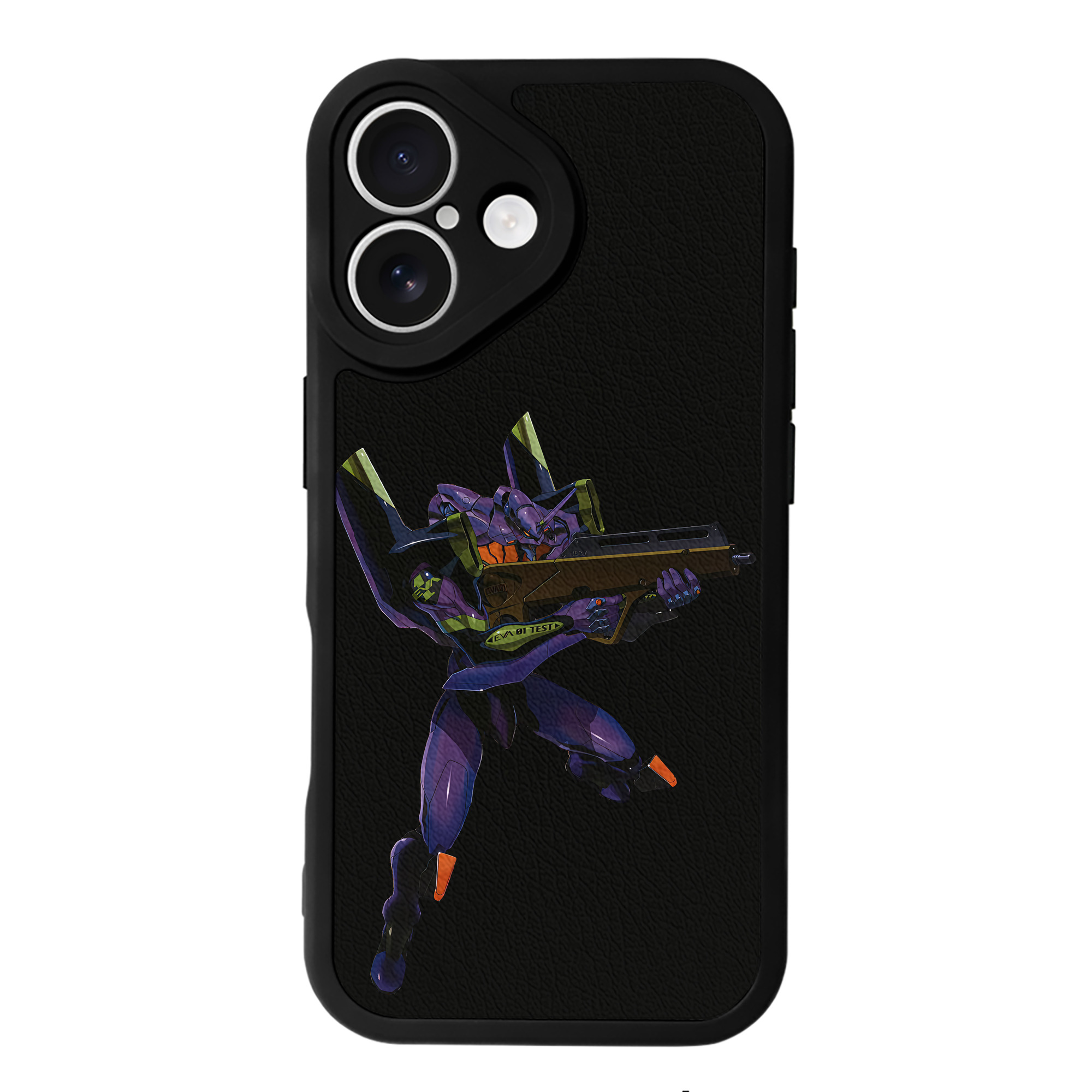 （画像用） EVA 新世紀エヴァンゲリオン 【iPhone 16シリーズ対応】シリコンスマホケース（レザー調） 材質：シリコン